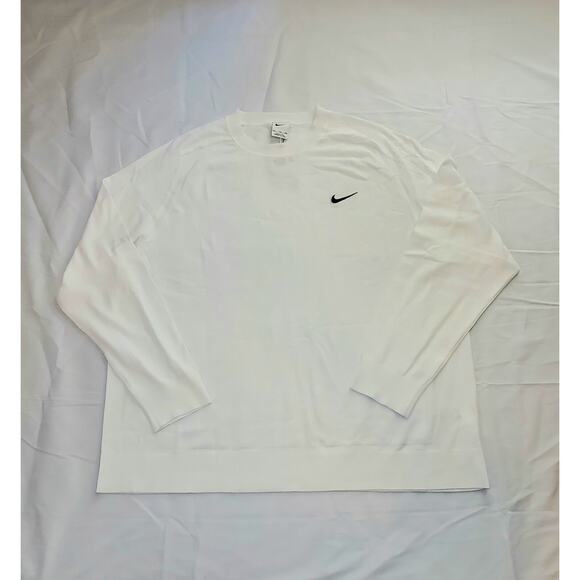 Nike Size XXL Tiger Woods TW Knit Golf Pullover Sweater White DR5291 100 CA6 - Picture 4 of 11